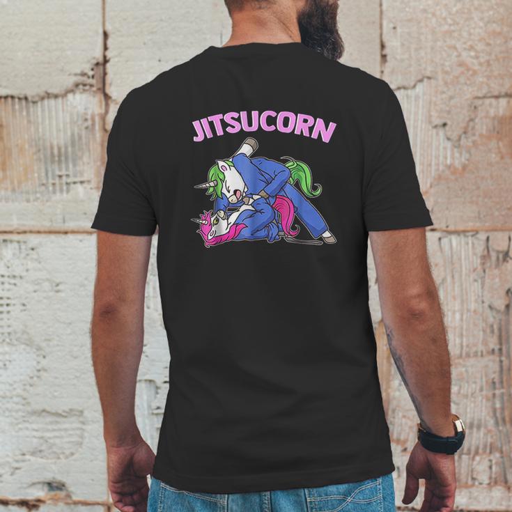 Jitsucorn Unicorn Brazilian Jiu Jitsu Bjj Mens Back Print T-shirt Funny Gifts