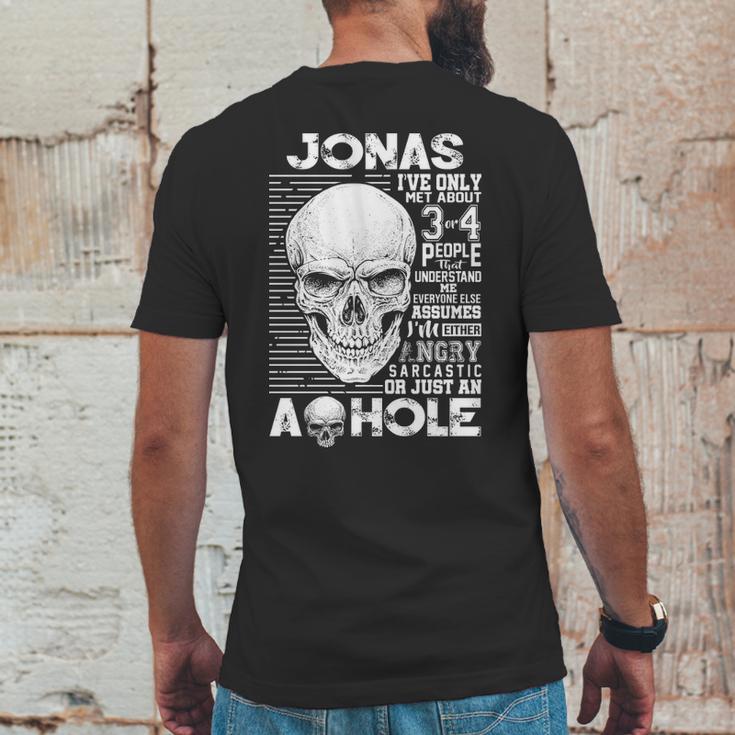 Jonas Name Gift Jonas Ive Only Met About 3 Or 4 People Mens Back Print T-shirt Funny Gifts