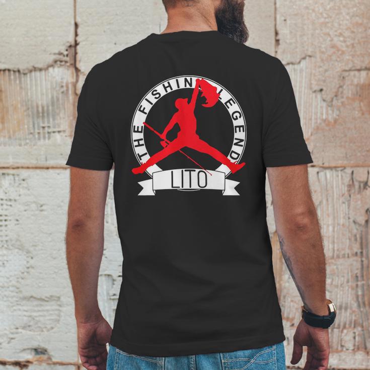 Jumpman The Fishing Legend Your Name Mens Back Print T-shirt Funny Gifts