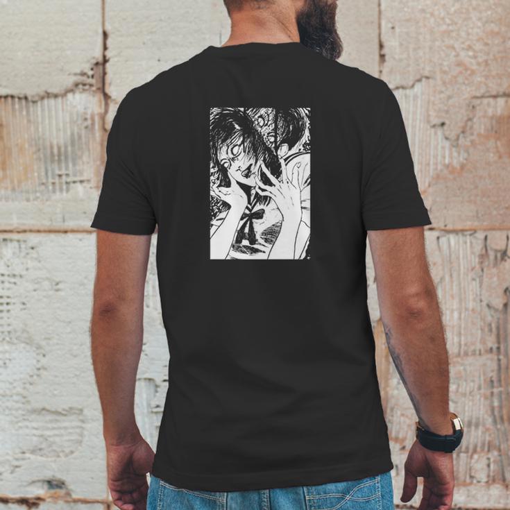 Junji Ito Horror Japanese Manga Mens Back Print T-shirt Funny Gifts