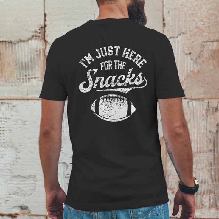 Im Just Here For The Snacks Funny Fantasy Football Mens Back Print T-shirt Funny Gifts