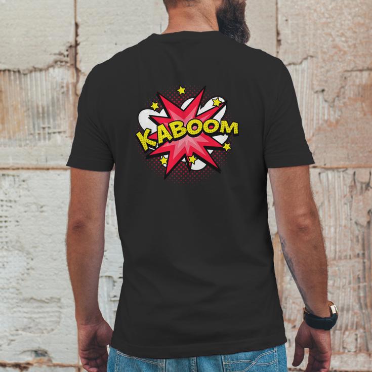 Kaboom Mens Back Print T-shirt Funny Gifts