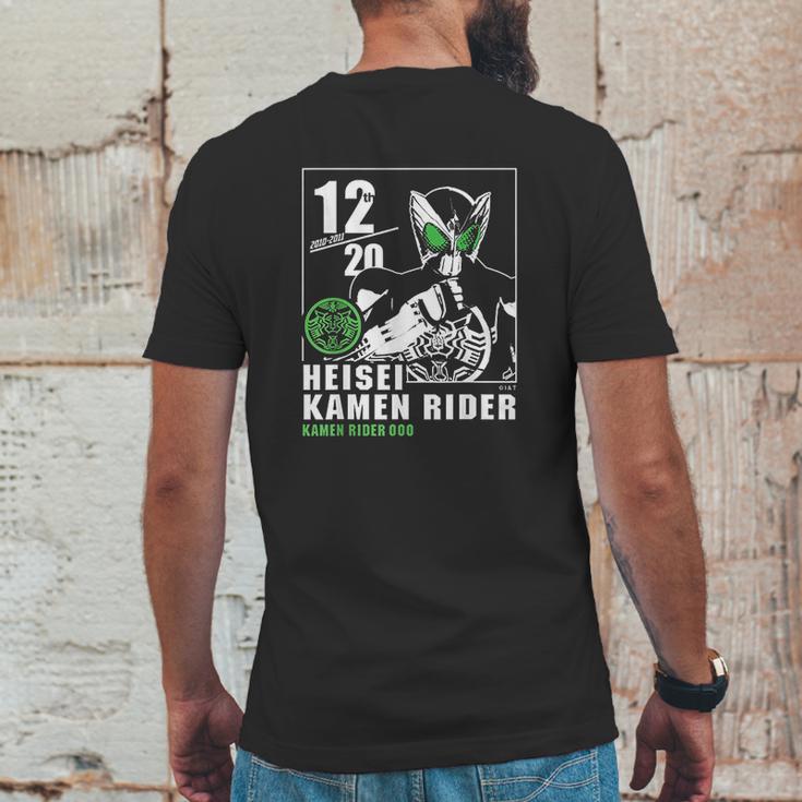 Kamen Rider Ooo Heisei Rider Anniversary Mens Back Print T-shirt Funny Gifts