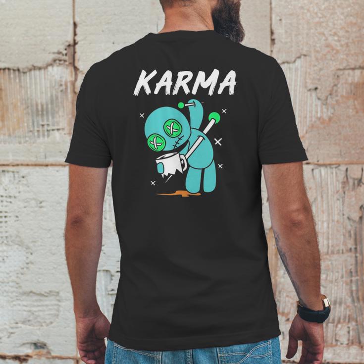 Karma Cute Anime Kawaii Pastel Goth Emo Punk Voodoo Doll Mens Back Print T-shirt Funny Gifts