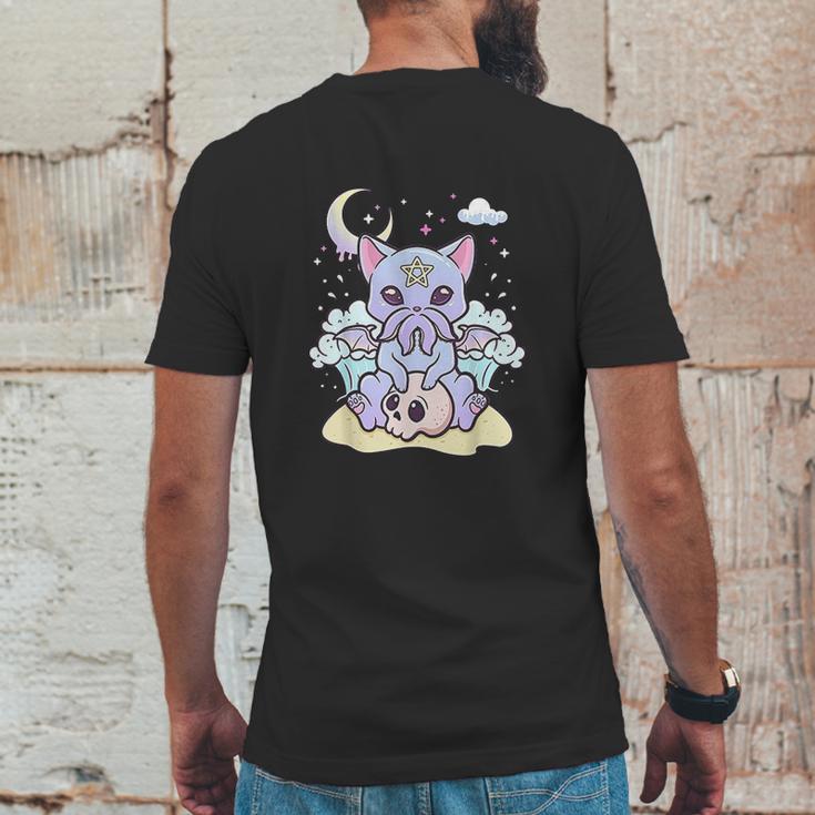 Kawaii Pastel Goth Cute Creepy Creature Skull Mens Back Print T-shirt Funny Gifts