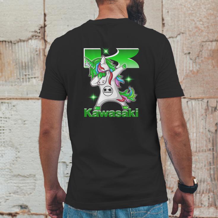 Kawasaki Unicorn Mens Back Print T-shirt Funny Gifts