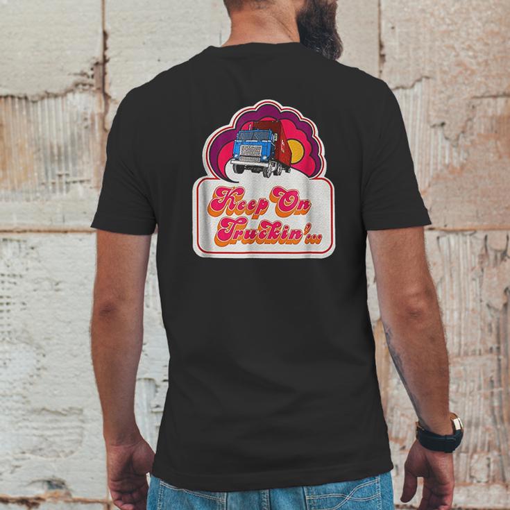 Keep On Truckin Mens Back Print T-shirt Funny Gifts