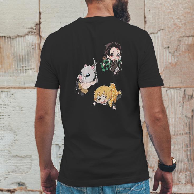 Kimetsu No Yaiba Demon-Slayer Mens Back Print T-shirt Funny Gifts