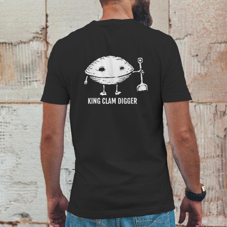 King Clam Digger T-Shirt Mens Back Print T-shirt Funny Gifts