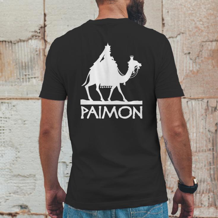 King Paimon Lesser Key Of Solomon Ars Goetia Demon Spirit Mens Back Print T-shirt Funny Gifts