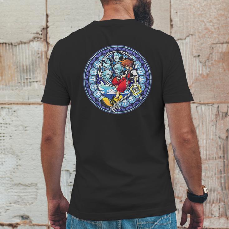 Kingdom Hearts Sora Stained Glass Mens Back Print T-shirt Funny Gifts