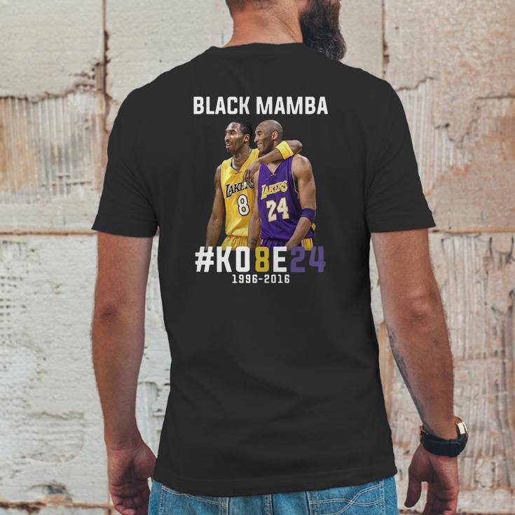 Kobe Bryant Black Mamba Mens Back Print T-shirt Funny Gifts