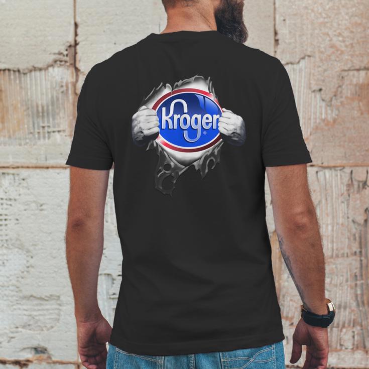 Kroger Company Mens Back Print T-shirt Funny Gifts