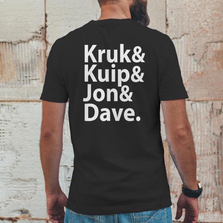 Kruk Kuip Jon Dave T-Shirt_1 Mens Back Print T-shirt Funny Gifts