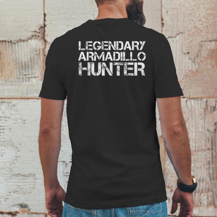 Legendary Armadillo Hunter Mens Back Print T-shirt Funny Gifts