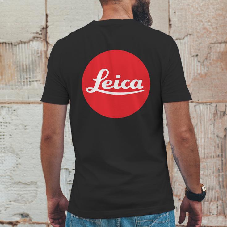 Leica Mens Back Print T-shirt Funny Gifts