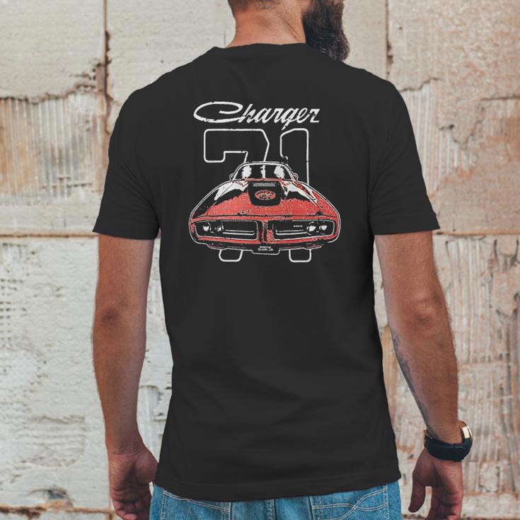 Licensed Big And Tall 1971 Dodge Charger Mens Back Print T-shirt Funny Gifts