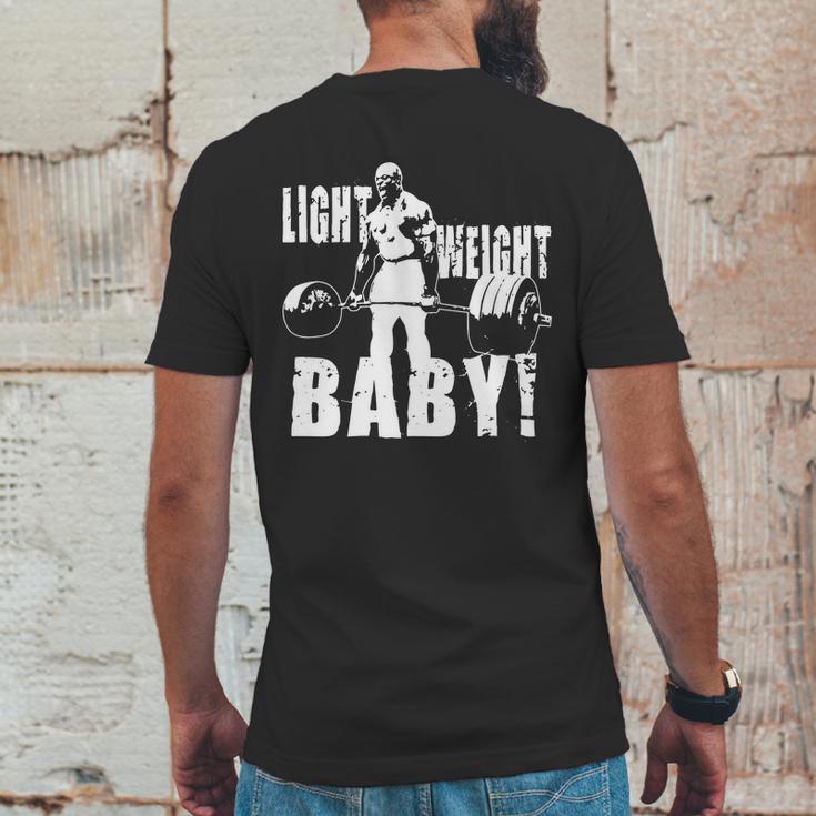 Light Weight Baby Ronnie Coleman Mens Back Print T-shirt Funny Gifts