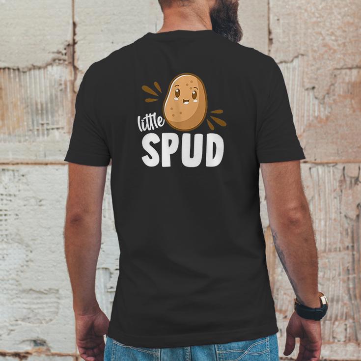 Little Spud Potato Baby Mens Back Print T-shirt Funny Gifts