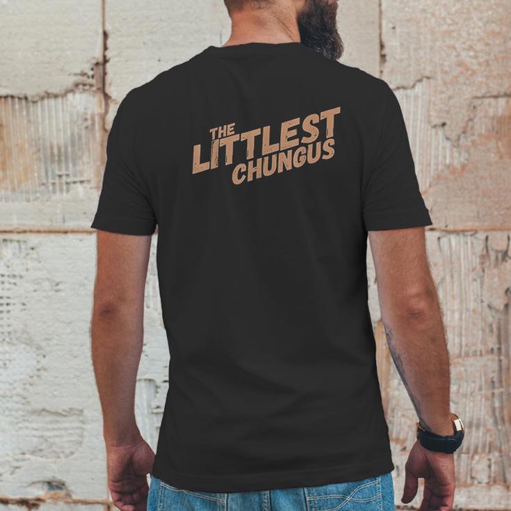 Littlest Chungus Mens Back Print T-shirt Funny Gifts