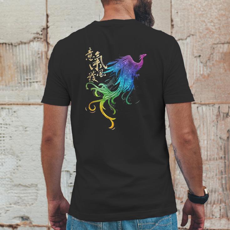 Live Action Phoenix Watercolor Mens Back Print T-shirt Funny Gifts