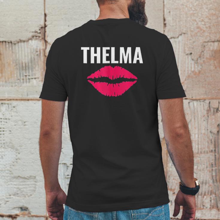 Thelma Lip Mens Back Print T-shirt Funny Gifts