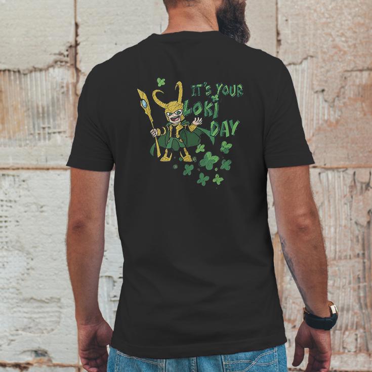 It Is Your Loki Day Shamrocks St Patricks Day Mens Back Print T-shirt Funny Gifts