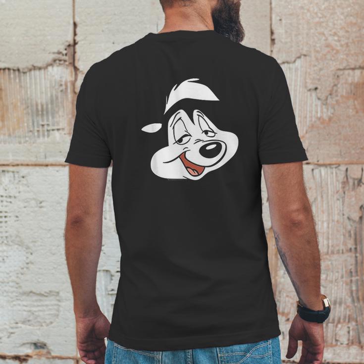 Looney Tunes Pepe Face Mens Back Print T-shirt Funny Gifts