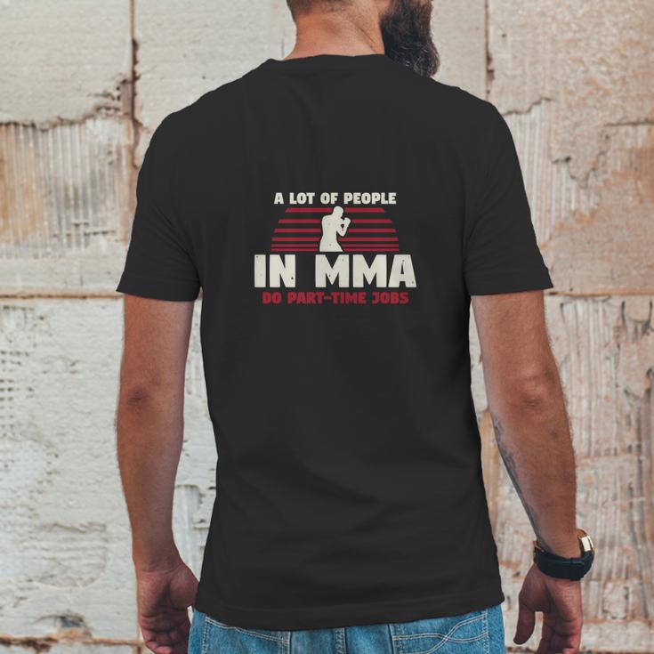 A Lot Of People In Mma Mens Back Print T-shirt Funny Gifts