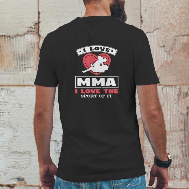 I Love Mma I Love The Sport Of It Mens Back Print T-shirt Funny Gifts