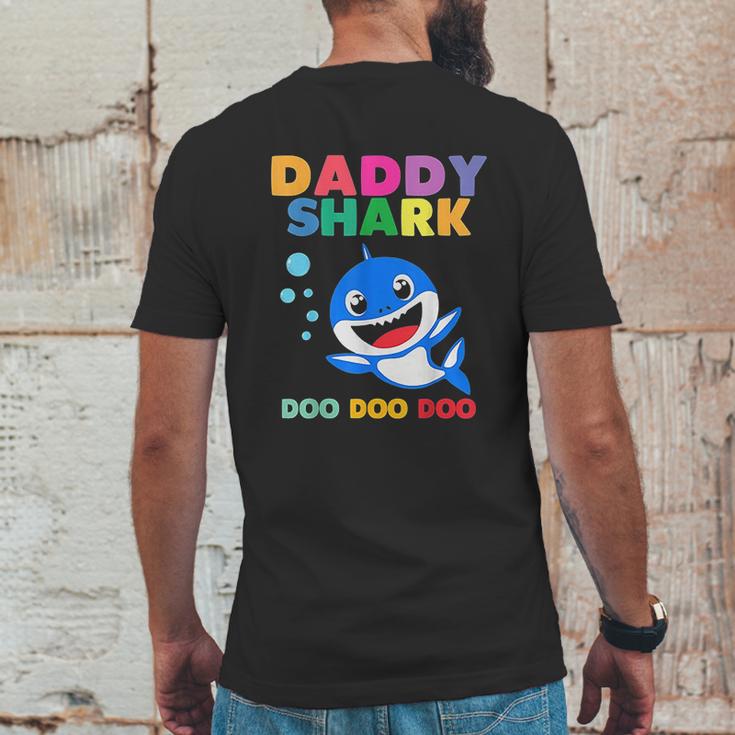 Lovely Daddy Shark Doo Doo Mens Back Print T-shirt Funny Gifts