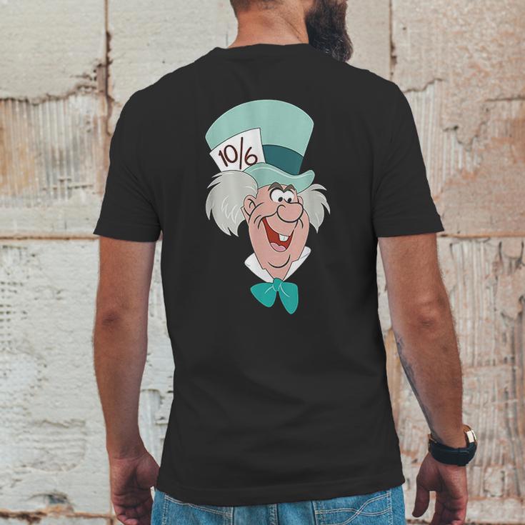 Mad Hatter Big Face Mens Back Print T-shirt Funny Gifts