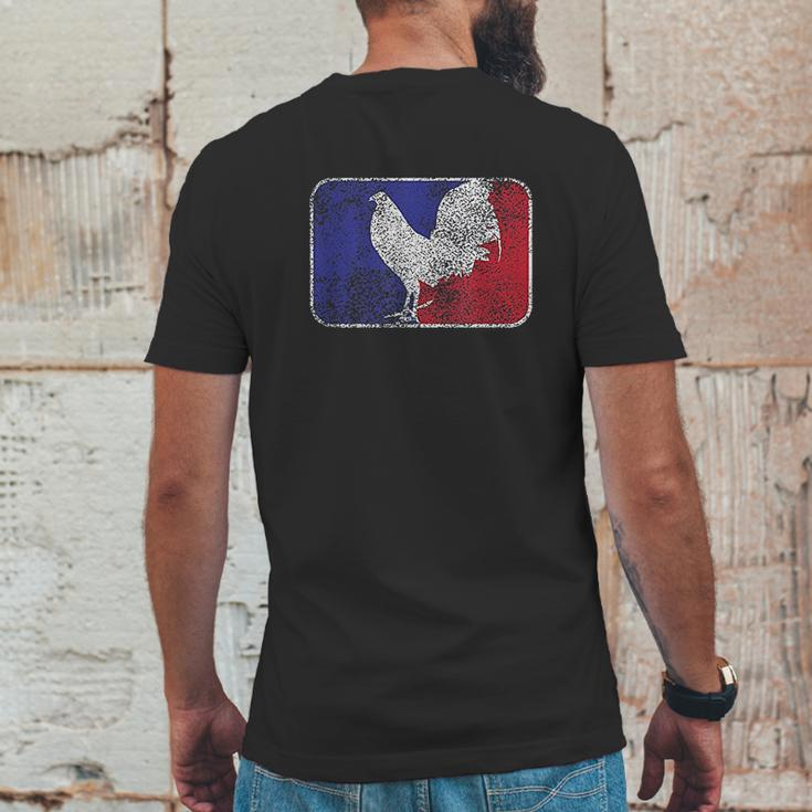 Major League Cock Fight Cock Fight Mens Back Print T-shirt Funny Gifts