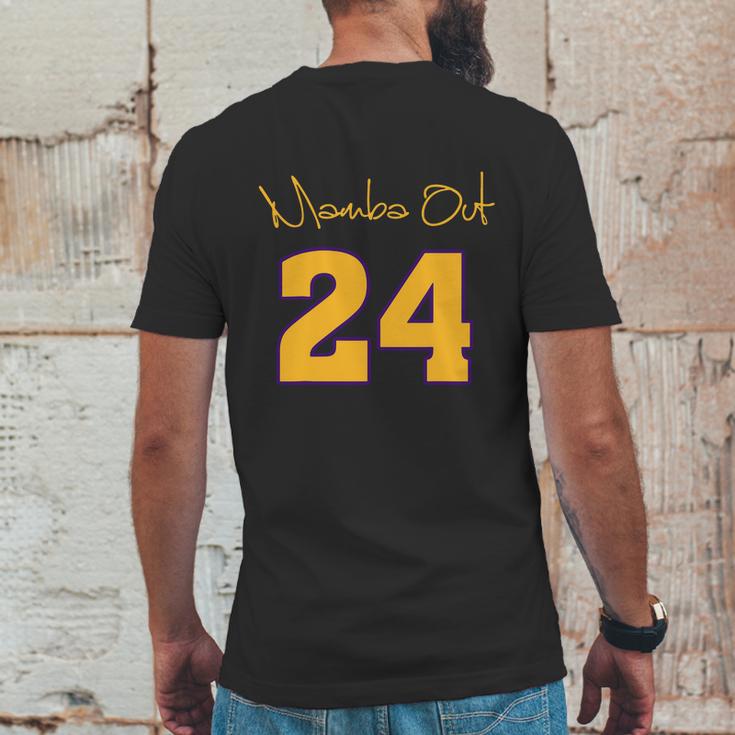 Mamba Out 24 Mens Back Print T-shirt Funny Gifts