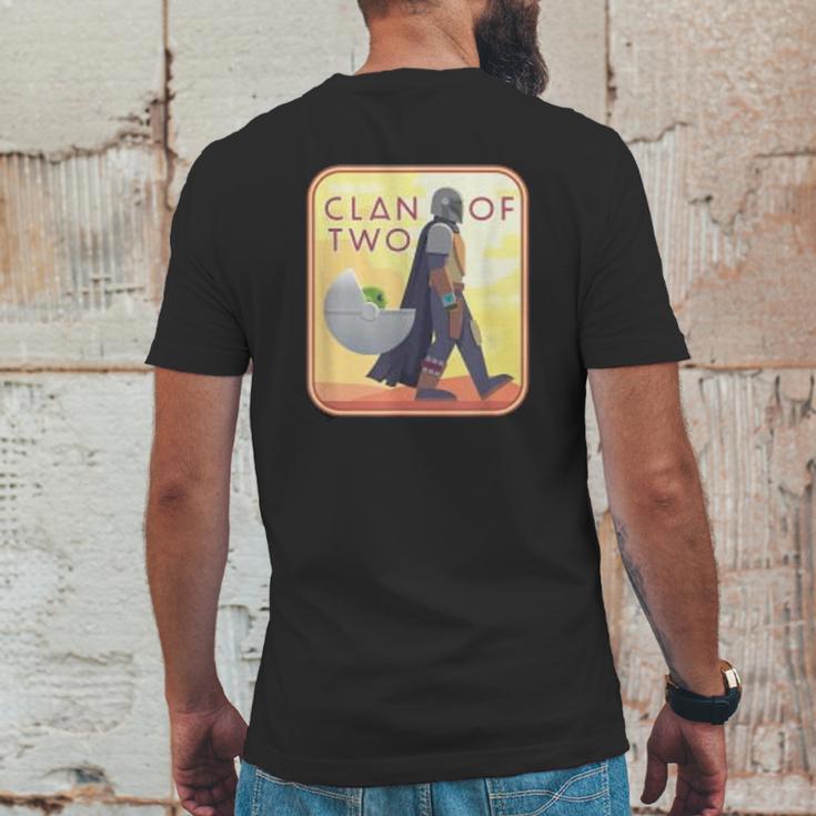 The Mandalorian And The Child Clan Of Two Patch Mens Back Print T-shirt Funny Gifts