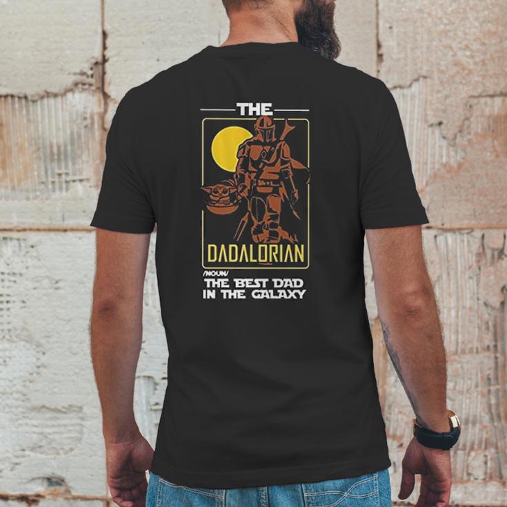 Mandalorian The Dadalorian Best Dad Mens Back Print T-shirt Funny Gifts