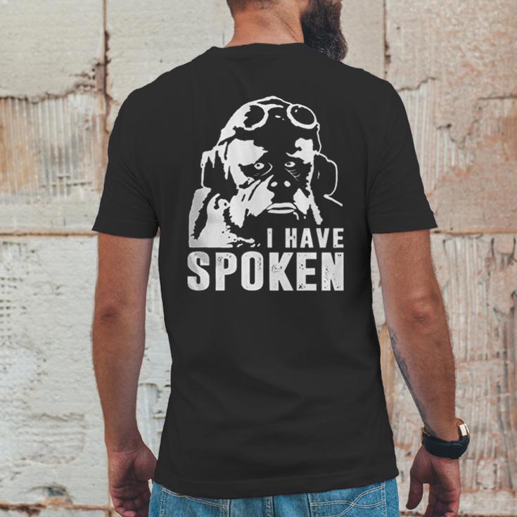 The Mandalorian I Have Spoken Quote Mens Back Print T-shirt Funny Gifts