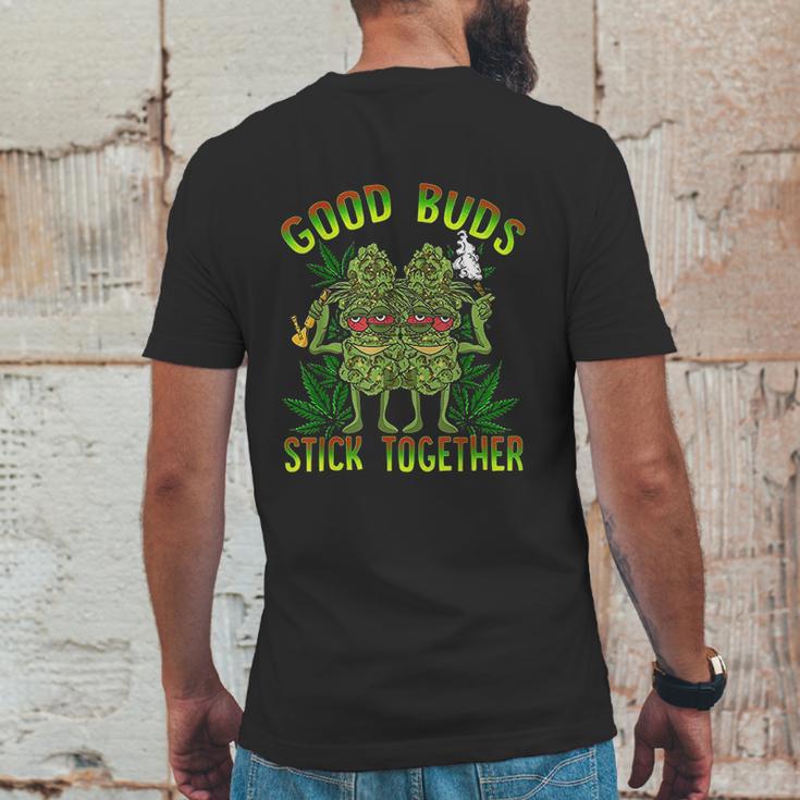 Marijuana Good Buds Mens Back Print T-shirt Funny Gifts