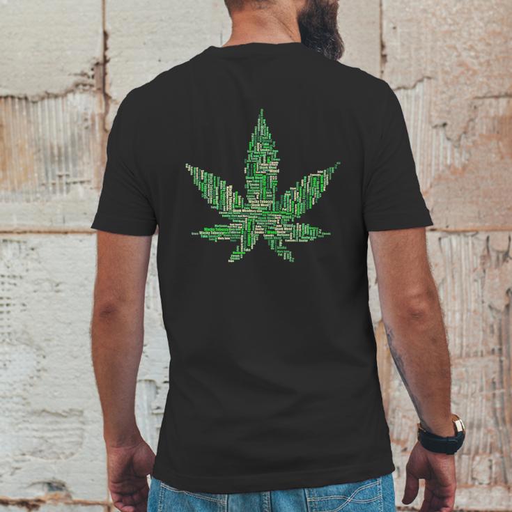 Marijuana Unite Mens Back Print T-shirt Funny Gifts