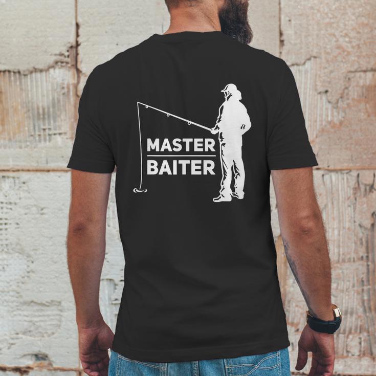 Master Baiter For Fisherman Or Fishing Lover Mens Back Print T-shirt Funny Gifts