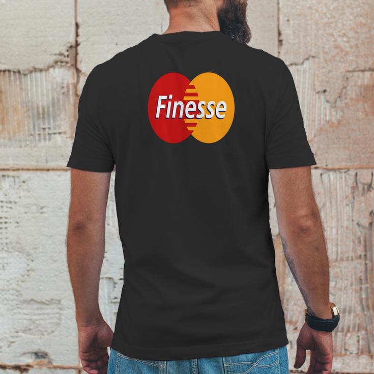 Mastercard Finesse Mens Back Print T-shirt Funny Gifts