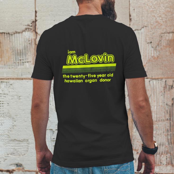 I Am Mclovin Green Mens Back Print T-shirt Funny Gifts