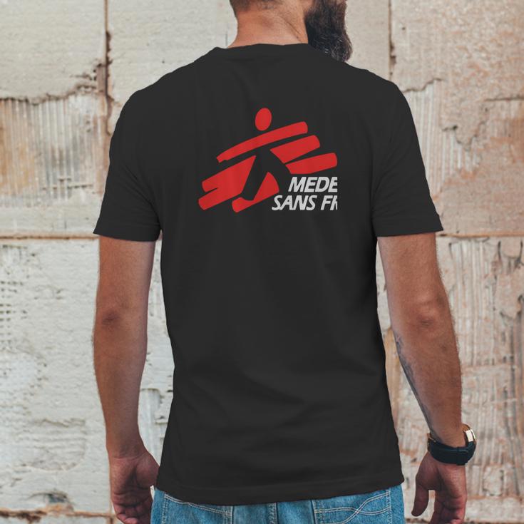 Medecins Sans Frontieres Mens Back Print T-shirt Funny Gifts