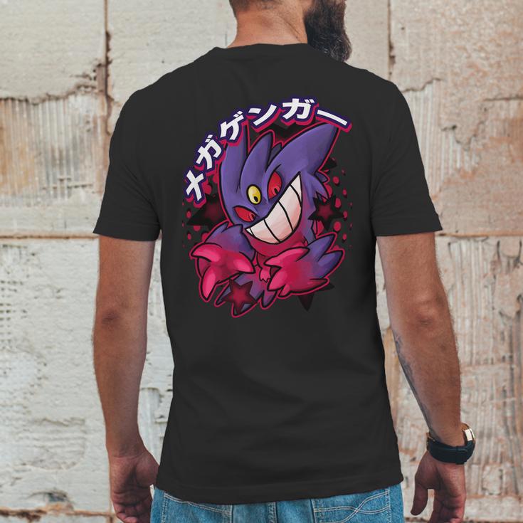 Mega Gengar Mens Back Print T-shirt Funny Gifts