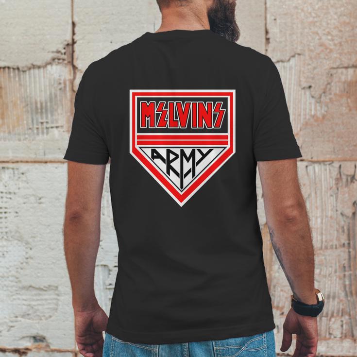 Melvins Army Mens Back Print T-shirt Funny Gifts