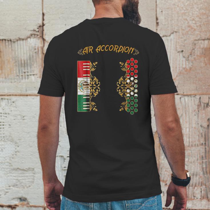 Mexican Air Accordion Mens Back Print T-shirt Funny Gifts