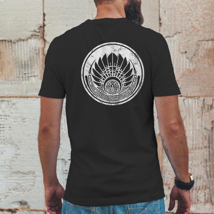 Mexico Indians Symbol Mens Back Print T-shirt Funny Gifts