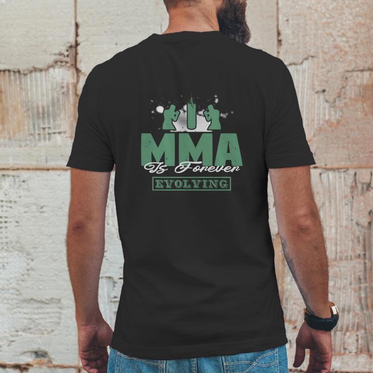 Mma Is Forever Evolving Mens Back Print T-shirt Funny Gifts