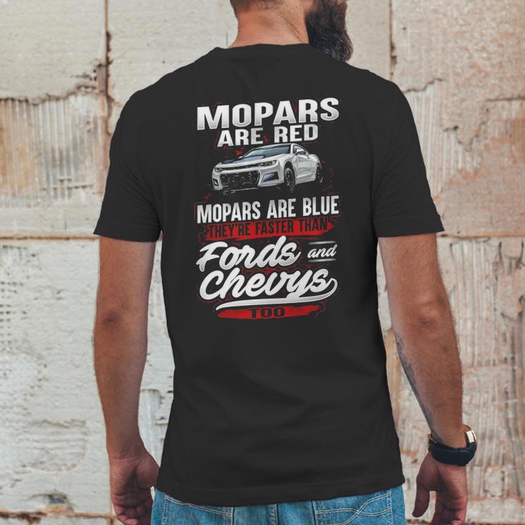 Mopars Are Red Mens Back Print T-shirt Funny Gifts