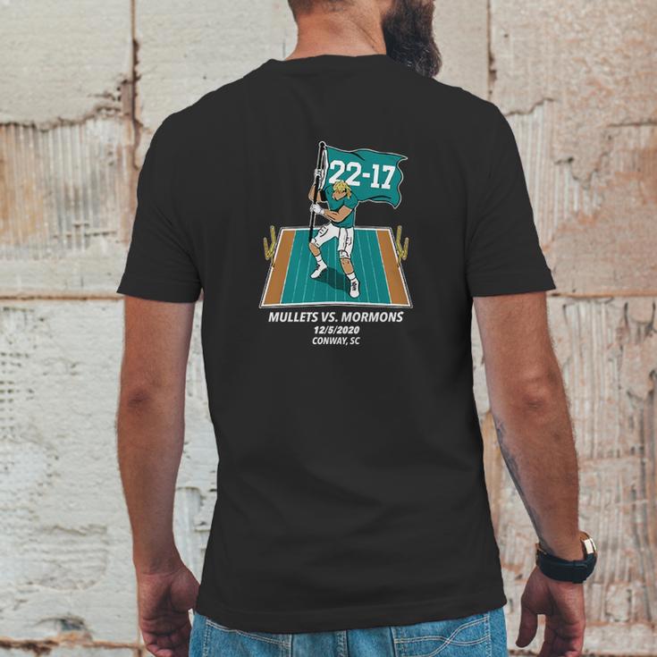 Mormons Vs Mullets 2020 Mens Back Print T-shirt Funny Gifts